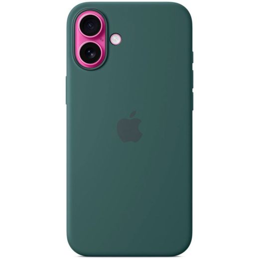 Силиконовый чехол CasePro Silicone Case with MagSafe (Camera Control) Lake Green для iPhone 16 Plus