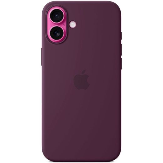 Силиконовый чехол CasePro Silicone Case with MagSafe (Camera Control) Plum для iPhone 16 Plus