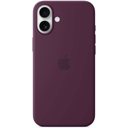 Силиконовый чехол CasePro Silicone Case with MagSafe (Camera Control) Plum для iPhone 16 Plus