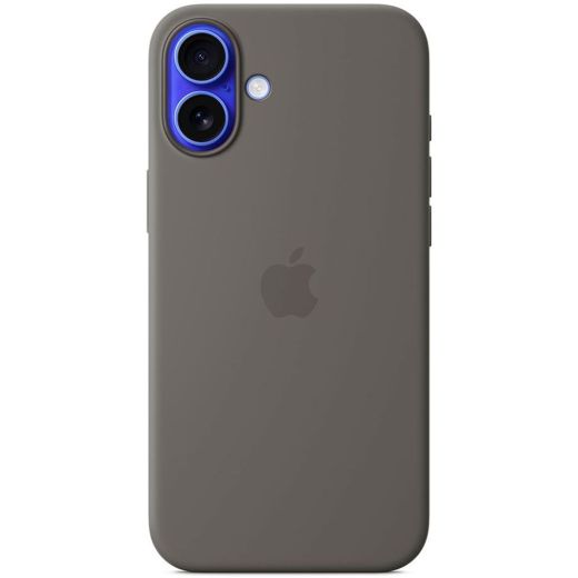 Силіконовий чохол CasePro Silicone Case with MagSafe (Camera Control) Stone Gray для iPhone 16 Plus