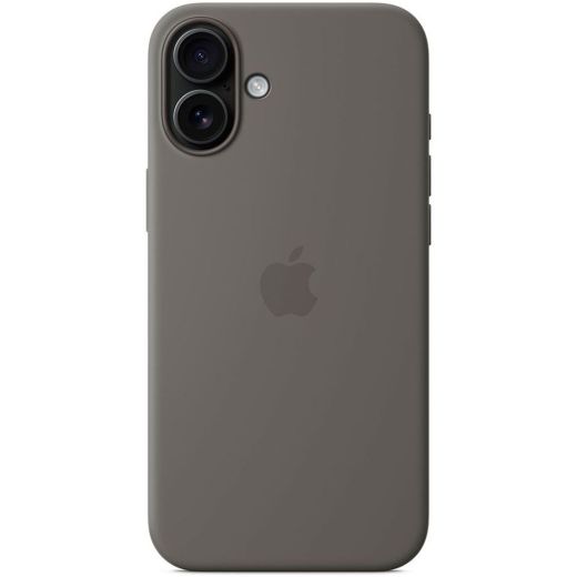 Силіконовий чохол CasePro Silicone Case with MagSafe (Camera Control) Stone Gray для iPhone 16 Plus