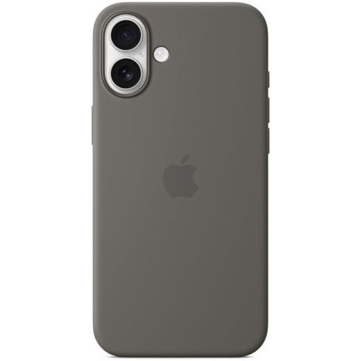 Силіконовий чохол CasePro Silicone Case with MagSafe (Camera Control) Stone Gray для iPhone 16 Plus
