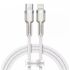 Кабель Baseus Cafule Series Metal Data Cable Type-C to iP PD 20W 1m White (CATJK-A02)