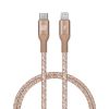 Кабель Momax Elite Link USB-C to Lightning Nylon-Braided Fast Charging Cable (1.2m) Gold