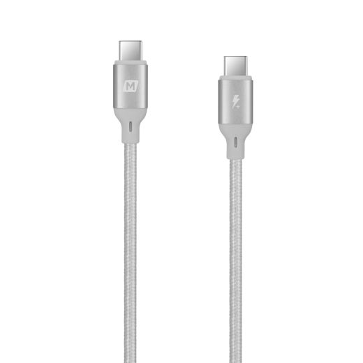 Кабель Momax Go Link USB-C to USB-C PD Cable (1.2M) Silver