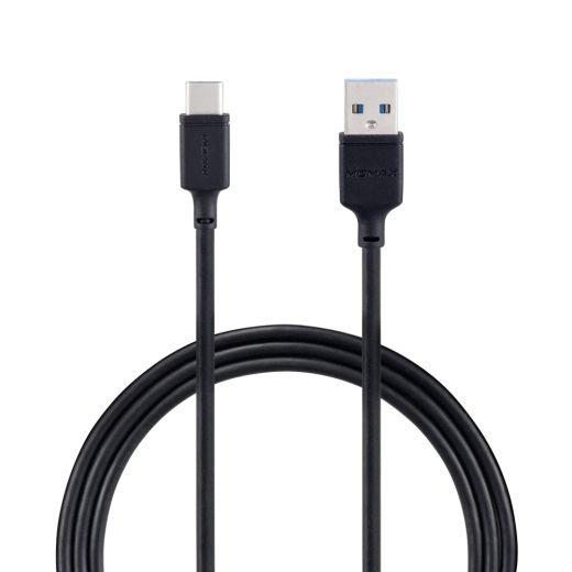 Кабель Momax Zero USB to Type C Charge/Sync Cable 1m Black