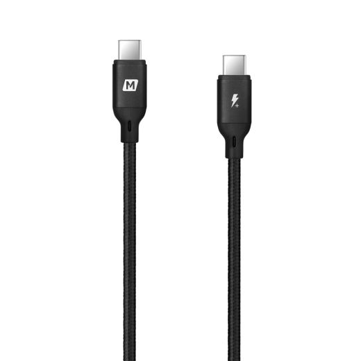 Кабель Momax Go Link USB-C to USB-C Braided Cable 2m Black