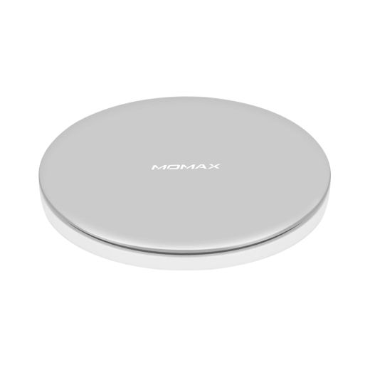 Бездротова зарядка Momax Q.Pad Max 15W Ultra Slim Wireless Charger Silver