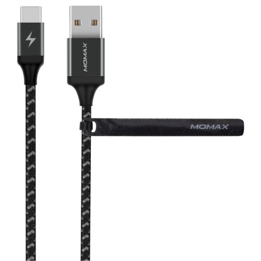 Кабель Momax Zero USB-C to USB-A Cable USB2.0 Android (1M) Grey