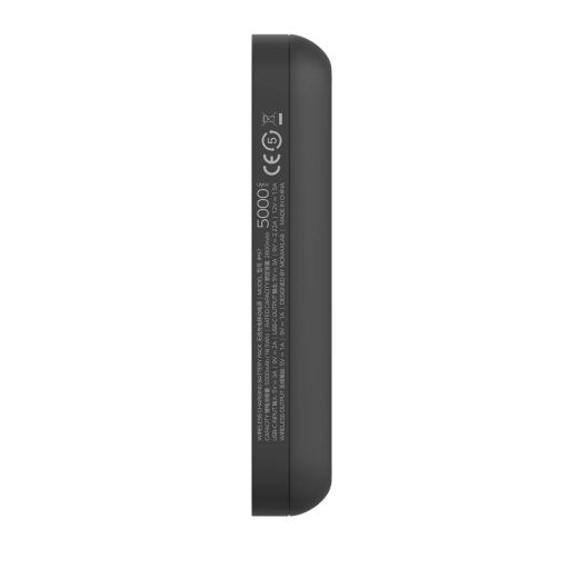 Павербанк (Зовнішній акумулятор) з бездротовою зарядкою Momax Q.Mag Power Magnetic Wireless PD 3.0 Power Bank 5000mAh Black