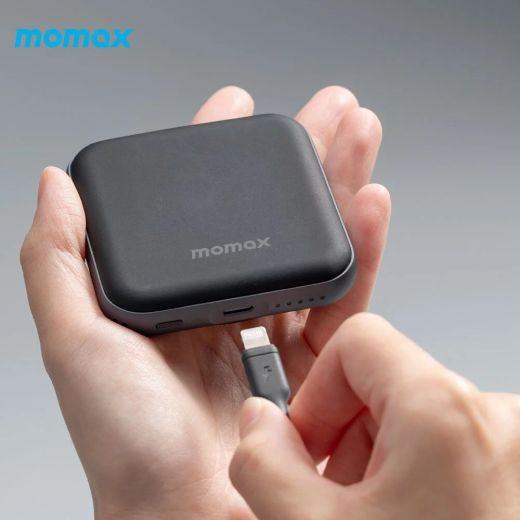 Беспроводная зарядка Momax Q.Mag Power 2 Magnetic Wireless Battery Pack 3500mAh Black