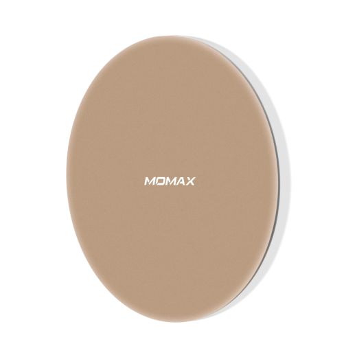 Бездротова зарядка Momax Q.Pad Max 15W Ultra Slim Wireless Charger Gold