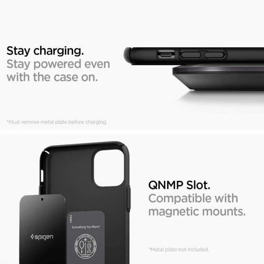Чехол Spigen Thin Fit Air Black (ACS00068) для iPhone 11 Pro