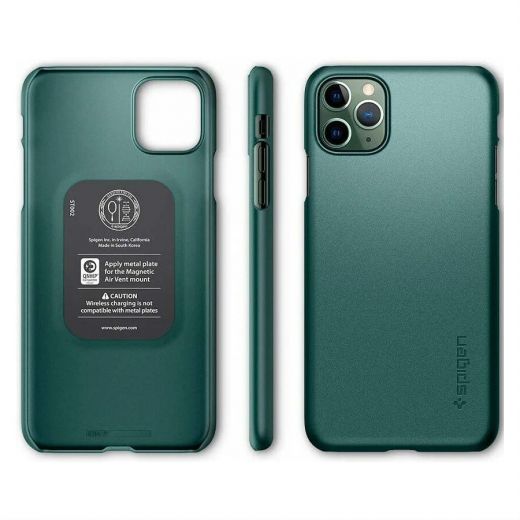 Чохол Spigen Thin Fit Midnight Green для iPhone 11 Pro Max