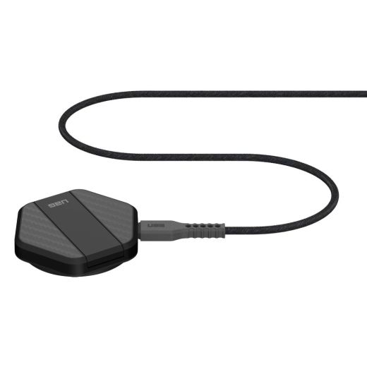 Беспроводная зарядка UAG Wireless Charging Pad With Stand Black/Carbon Fiber (9B4410114042)