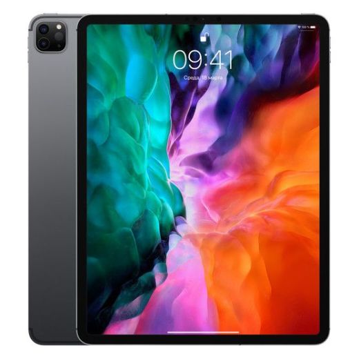 Планшет Apple iPad Pro 12.9" 2020 Wi-Fi + Cellular 256GB Space Gray (MXFX2, MXF52) (новый, без коробки)