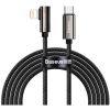 Кабель Baseus Legend Series Elbow Fast Charging Data Cable Type-C to iP PD 20W 2m Black (CATLCS-A01)