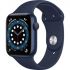 Б/У Apple Watch Series 6 GPS 44mm Blue Aluminum Case with Deep Navy Sport Band (M00J3) 5