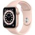 Apple Watch Series 6 GPS 44mm Gold Aluminum Case with Pink Sand Sport Band (M00E3)