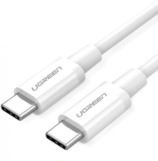 Кабель UGREEN USB 2.0 C M/M ABS Cover 1.5m White (60519)