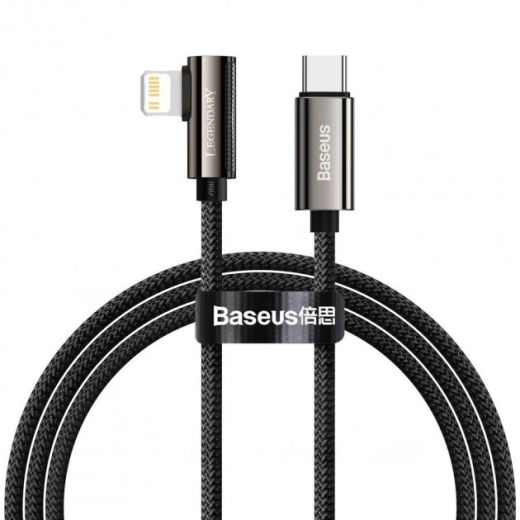 Кабель Baseus Legend Series Elbow Fast Charging Data Cable Type-C to iP PD 20W 1m Black (CATLCS-01)
