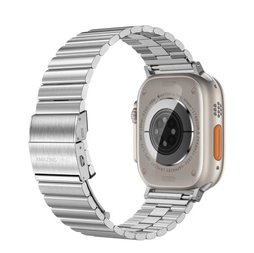 Ремінець AMAZINGthing Titan Steel Silver для Apple Watch 49мм | 45мм | 44мм
