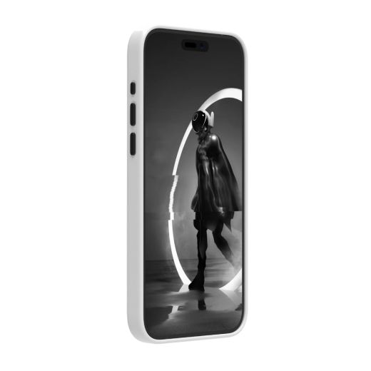 Эко чехол Aulumu A15 Vegan Leather Case White для iPhone 15 Pro Max
