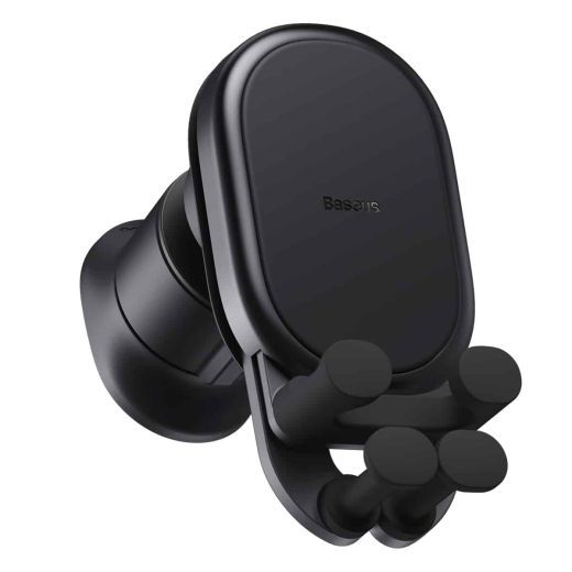 Тримач для телефону в машину Baseus Stable Gravitational Car Mount Air (Air Outlet Version) Black (SUWX020001)