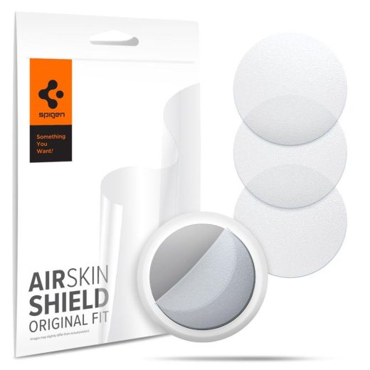 Матовая прозрачная пленка Spigen AirSkin Shield для Apple AirTag (AFL03151)