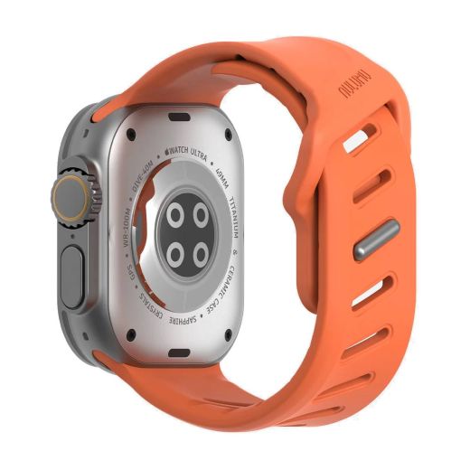 Ремешок Aulumu OA02 Offbeat Sport Band Red Orange для Apple Watch 49мм | 46мм | 45мм | 44мм