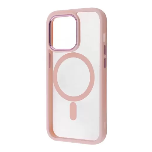 Чохол CasePro Crystal Case with MagSafe Pink Sand для iPhone 15 Pro Max