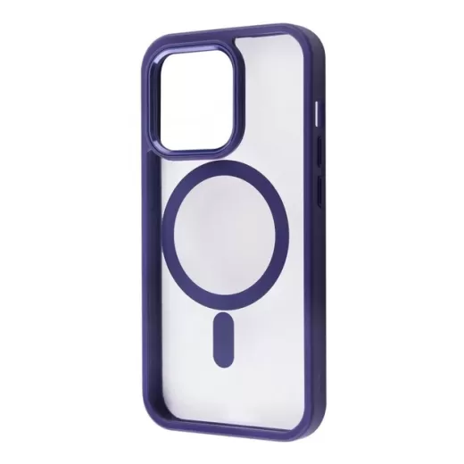 Чохол CasePro Crystal Case with MagSafe Deep Purple для iPhone 15 Pro Max