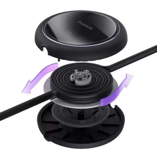 Кабель Baseus Free2Draw Mini Retractable Charging Type-C to Type-C 100W 1м Black (P10364500111-00)