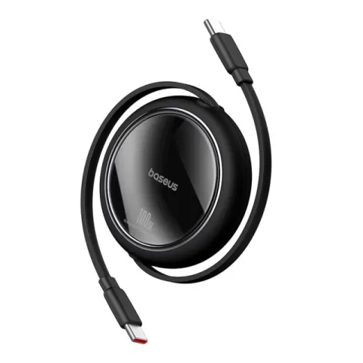Кабель Baseus Free2Draw Mini Retractable Charging Type-C to Type-C 100W 1м Black (P10364500111-00)