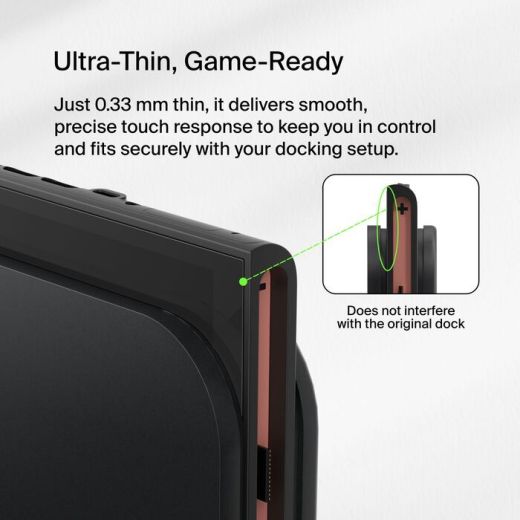 Защитное стекло Belkin TemperedGlass Anti-Reflective Screen Protector для Nintendo Switch 2 (ENA004fq)
