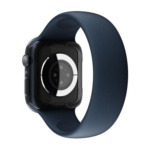 Чехол AMAZINGthing Quartz Drop Proof Black Clear для Apple Watch 9 | 8 | 7  45mm (ATS7QP45BC)