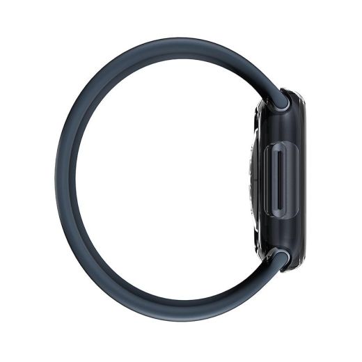 Чехол AMAZINGthing Quartz Drop Proof Black Clear для Apple Watch 9 | 8 | 7  45mm (ATS7QP45BC)