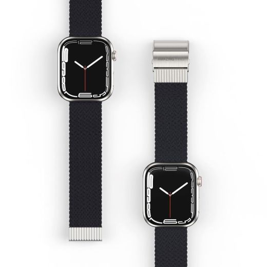 Ремешок AMAZINGthing Titan Weave Black для Apple Watch 41mm | 40mm | 38mm (ATS7TW41LB)