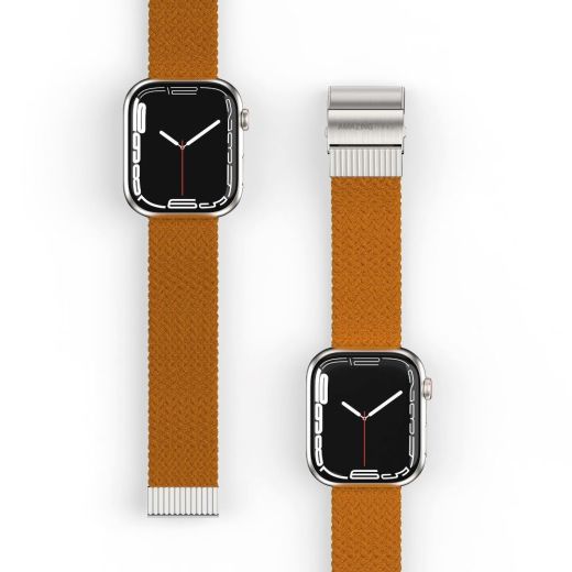 Ремінець AMAZINGthing Titan Weave Brown для Apple Watch 45mm | 44mm | 42mm  (ATS7TW45BN)