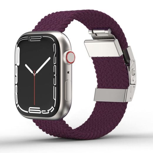 Ремешок AMAZINGthing Titan Weave Cherry для Apple Watch 45mm | 44mm | 42mm  (ATS7TW45DC)