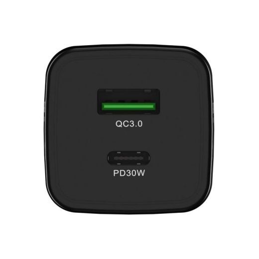 Зарядний пристрій AMAZINGthing EU PD 30W QC 3.0 Speed Pro Black (EUPD30WB)