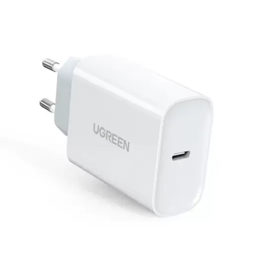 Зарядка Ugreen CD127 USB Type-C PD 30W White