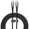 Кабель Baseus Glimmer Series Fast Charging Data Cable Type-C to Type-C 100W 2м Black (CADH000801)												