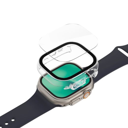 Захисне скло з бампером AMAZINGthing Marsix Pro Clear для Apple Watch Ultra | Ultra 2 49mm