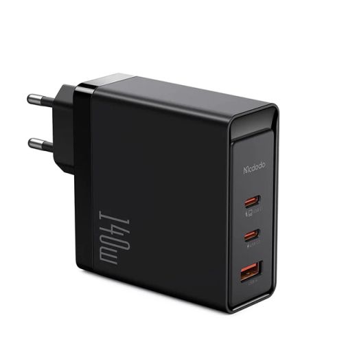 Сетевое зарядное устройство Mcdodo 140W GaN 5 Pro Dual Type-C + USB Fast Charger Black (CH-2903)