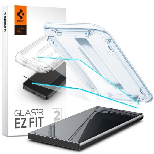 Защитное стекло Spigen Glass tR EZ Fit HD Transparency 2 шт. для Samsung Galaxy S24 Ultra (AGL07495)