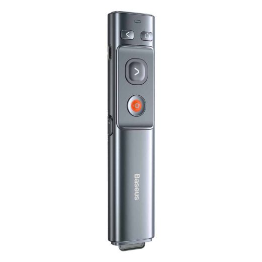 Лазерна вказівка Baseus Orange Dot PPT (Red Laser) Grey (WKCD000013)