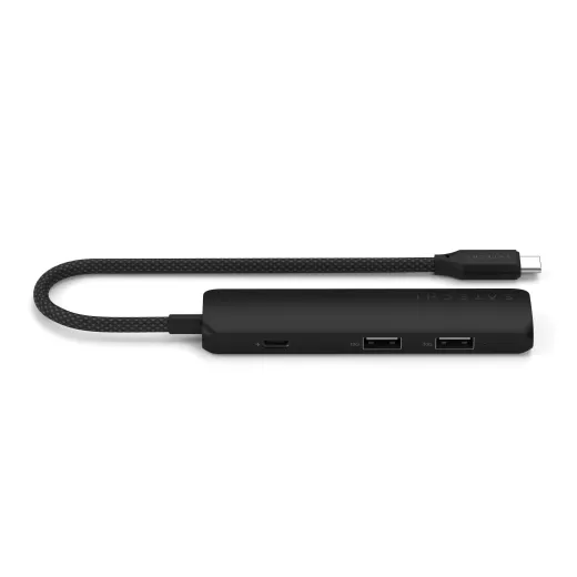 Адаптер Satechi 4 в 1 USB-C Slim Multiport Adapter 4K Black (ST-P4SK)