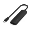 Адаптер Satechi 4 в 1 USB-C Slim Multiport Adapter 4K Black (ST-P4SK)
