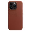Кожаный чехол CasePro Leather Case with MagSafe Umber для iPhone 16 Pro